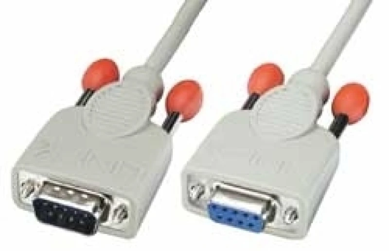 Image of Lindy 0.5m RS232 Cable signal cable 0.5 m Grey