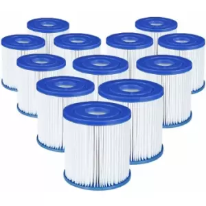 Image of 12 x Type I / Type 1 Bestway Pool Filter Cartridge (8x9cm)