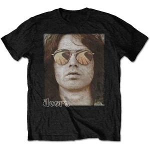 Image of The Doors - Jim Face Mens Large T-Shirt - Black