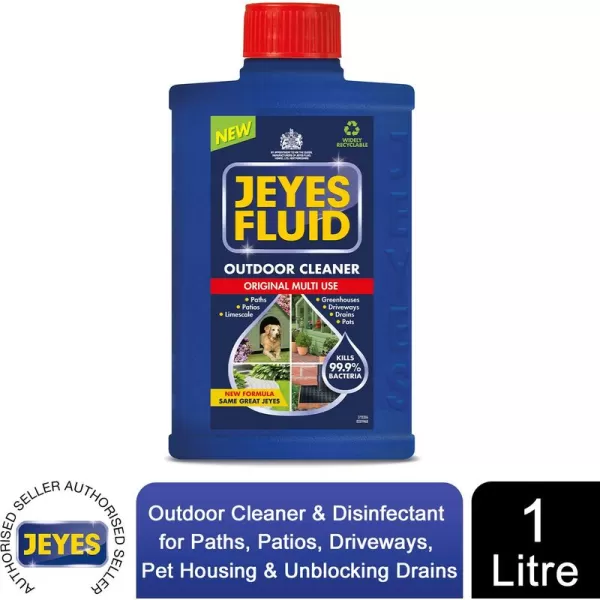 image of Jeyes - Fluid Outdoor Cleaner & Disinfectant & Unblocker 1 Litre