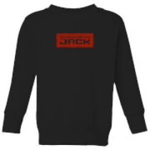 Image of Samurai Jack Classic Logo Kids Sweatshirt - Black - 11-12 Years