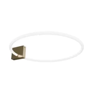 Image of Anillo Modern Integrated LED Wall Lamp Gold, 3000K