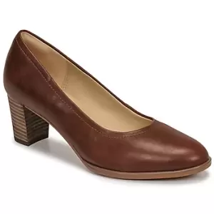 Image of Clarks KAYLIN60 FLEX womens Court Shoes in Brown,4,5,5.5,6.5,8,3,7.5,6