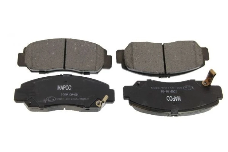 Image of MAPCO 6734 Brake pad set Front Axle, incl. wear warning contact Brake Pad Set,disc brake (402)