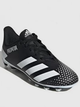 Image of Adidas Junior Predator 20.4 Firm Ground Football Boot - Black
