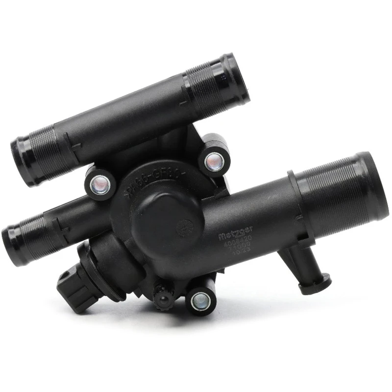Image of METZGER 4006420 Engine thermostat Opening Temperature: 83°C, with gasket/seal, with housing, with sensor Thermostat,coolant (316)
