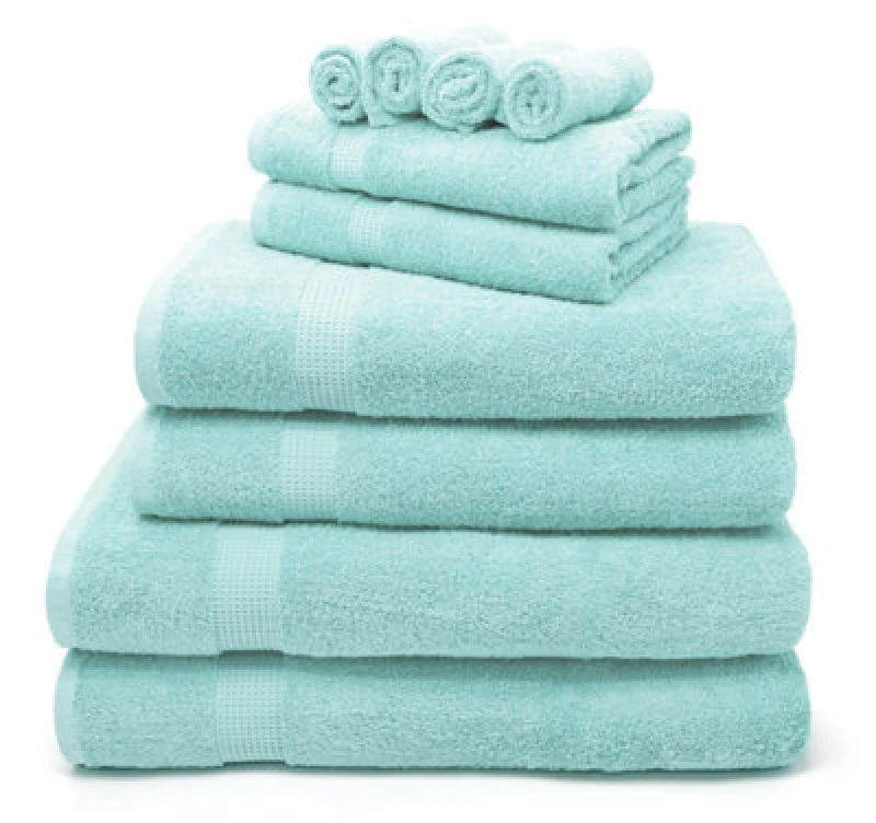Image of Velosso Luxury 100% Egyptian Cotton Towels 550Gsm Soft & Absorbent Cotton Towels Light Blue - Hand Towel