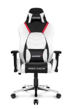 image of AKRacing Premium PC gaming chair Upholstered padded seat Black,...