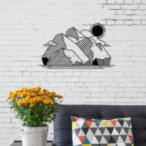Image of View Black Decorative Metal Wall Accessory