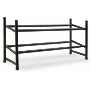 image of Two Tier Shoe Rack - Premier Housewares