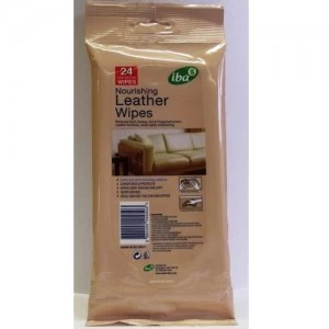 image of Henkel Nourishing Leather Wipes Pk 24