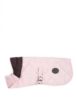 Image of Barbour Pink Quilted Dog Coat - Extra Small