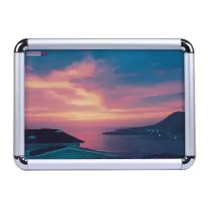 Image of A3 Chrome wall mountable snapframes