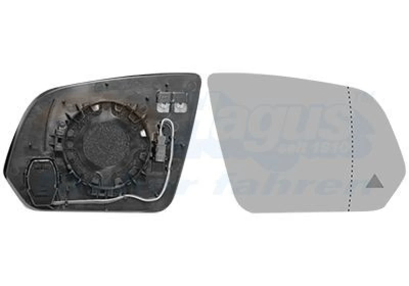 Image of VAN WEZEL Wing mirror glass VAN WEZEL 3082836