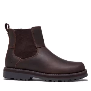 Image of Timberland Courma Kid Chelsea Boot For Youth In Dark Brown Brown Kids, Size 1