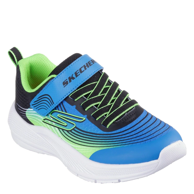 Image of Skechers MICROSPEC ADVANCE boys's Children's Shoes (Trainers) in Blue
