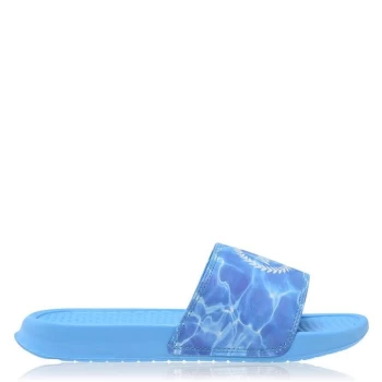 Image of Hype Water Look Sliders Mens - Blue