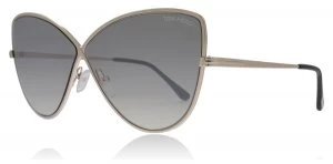 image of Tom Ford Elise Sunglasses Shiny Rose Gold 28C 65mm