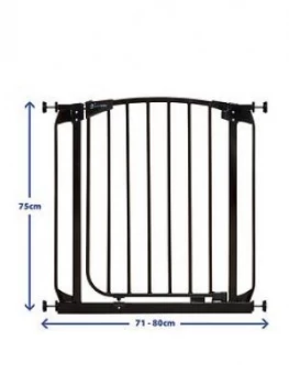 image of Dreambaby Chelsea Auto-Close Metal Safety Gate - Black