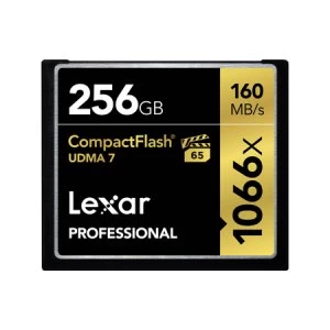 Image of Lexar Professional 1066X Compact Flash 256GB Memory Card