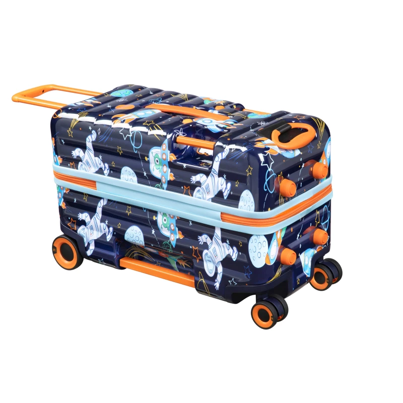 Image of IT Luggage Trunkryder Spaceship Kids Ride On Suitcase