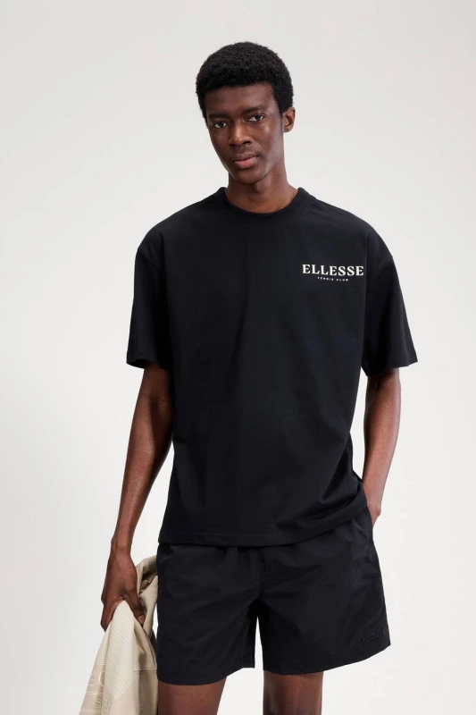 Image of Ellesse Mens DAL 1959 Tee in Black Size: XL Black Male XL