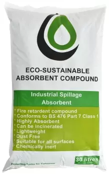 image of Organic Absorbent Granules - 30 Litres GR0001 ECOSPILL