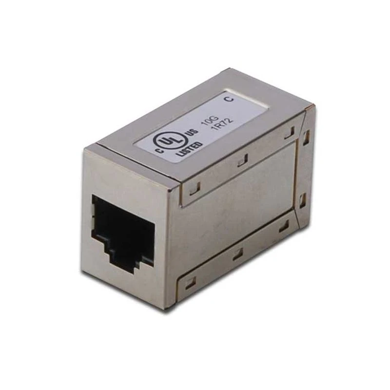 Image of FDL SHIELDED CAT.6 RJ45 CORD COUPLER - STRAIGHT THROUGH