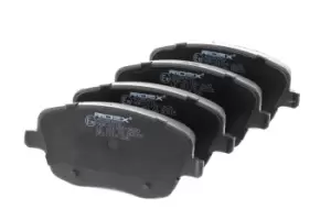Image of RIDEX Brake pad set VW,SKODA,SEAT 402B0492 6Q0698151A,6Q0698151A