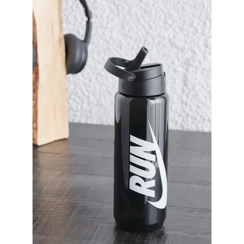 Image of Straw Flask Nike Renew Recharge Noir Unisex TU