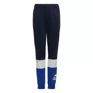 image of adidas Colourblock Joggers Kids - Legend Ink / White / Royal Blu