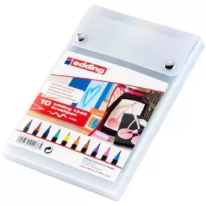Image of Edding - 10 Piece Calligraphy Brush Pen Multicolour 1340