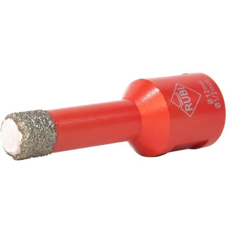 Image of Rubi Dry Cut Diamond Tile Drill Bit for Angle Grinders 05991 Diameter: 12mm