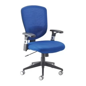 Image of Arista Fusion High Back Mesh Chair With Lock and Tilt Blue KF73907