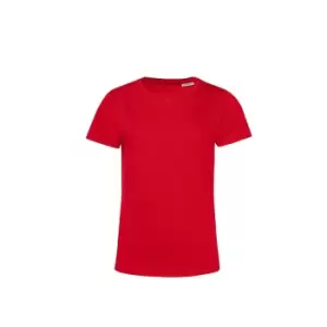 Image of B&C Womens/Ladies E150 Organic Short-Sleeved T-Shirt (3XL) (Red)