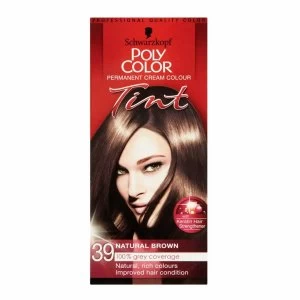 image of Schwarzkopf Poly Color Natural Brown 39 Permanent Hair Dye