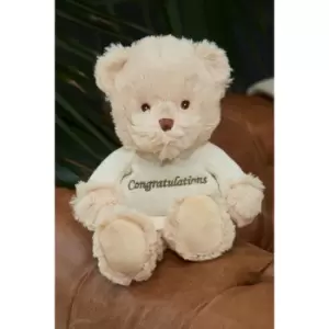 Image of Warmies Congratulations Sentiment Heatable Bear