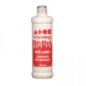 image of Brian Clegg PVA Glue Red Label 600ml