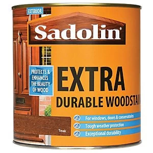 image of Sadolin Extra Durable Woodstain Teak 1L