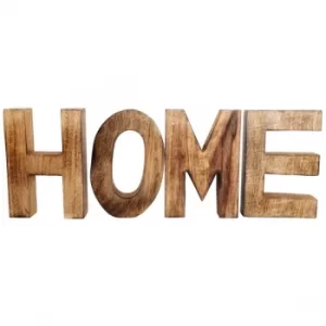 Image of HOME Wooden Letters Sign