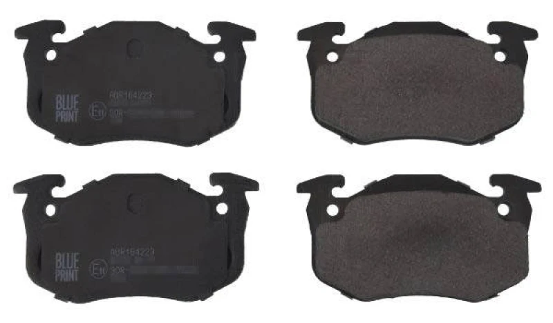 Image of Blue PRINT ADR164223 Brake pad set Front Axle, prepared for wear warning indicator Brake Pad Set,disc brake (402)