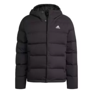 Image of adidas Helionic Hooded Down Jacket Mens - Black