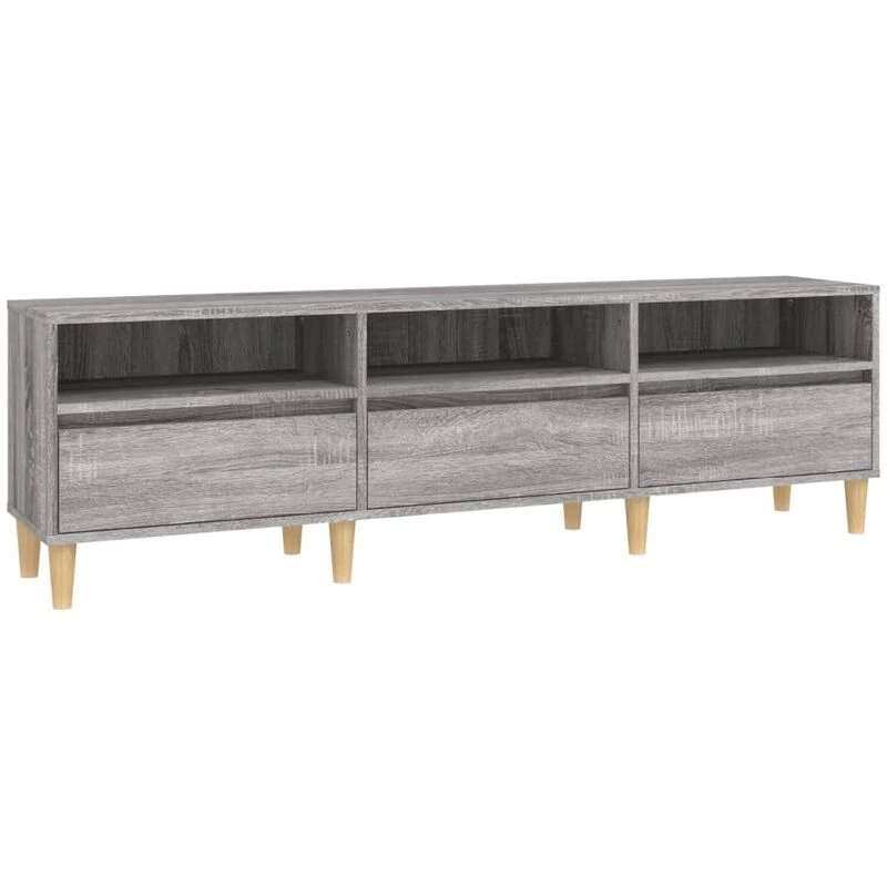 Image of Vidaxl TV Cabinet Grey Sonoma 150X30X44.5cm Engineered Wood, Grey 831915