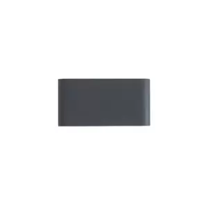 Image of Larissa Rudozem Outdoor Sconce Wall Lamp 2 Light 6W 3000K Aluminum T Dark Grey IP65