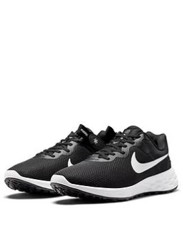 image of Nike Revolution 6 Flyease - Black/White, Size 11, Men