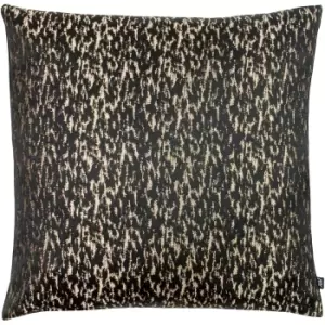 image of Ashley Wilde Andesite Cushion Cover (50cm x 50cm) (Onyx/Black)