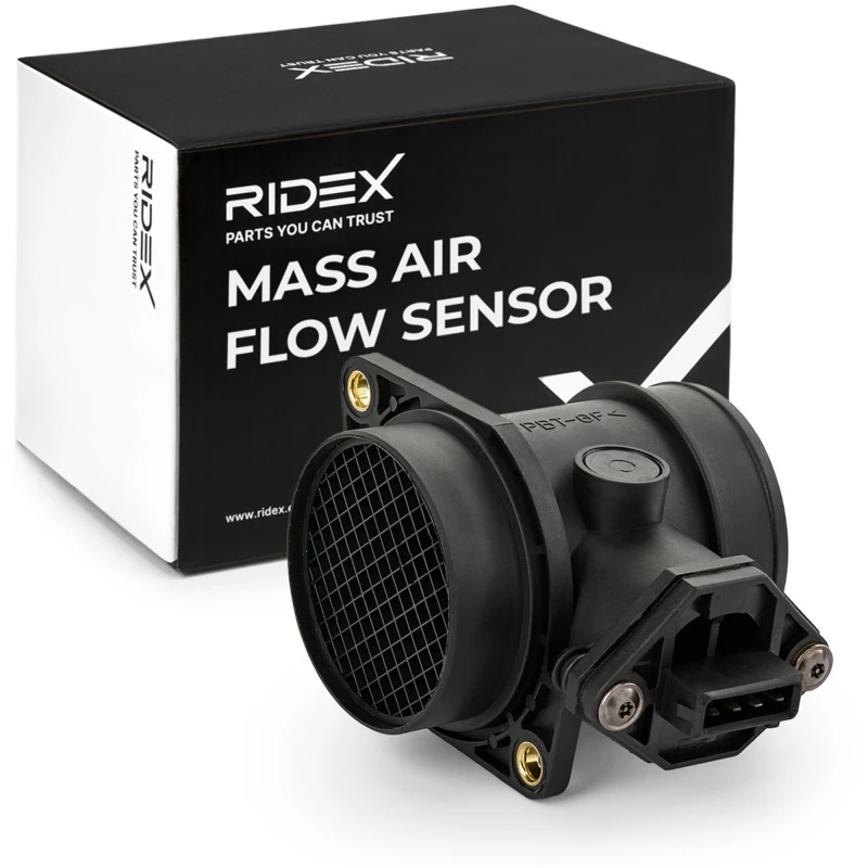 Image of RIDEX 3926A0102 Mass air flow sensor with housing Air Mass Sensor (3926)