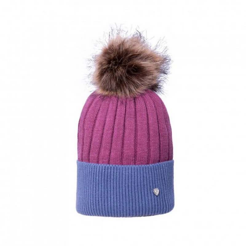 Image of Hy Mens Synergy Bobble Beanie in Dusty Pink Dusty Pink Male One Size