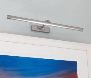 Image of LED 1 Light Picture Wall Light Matt Nickel
