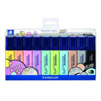 image of Staedtler Textsurfer Classic Highlighters Pack of 10 364 CW10